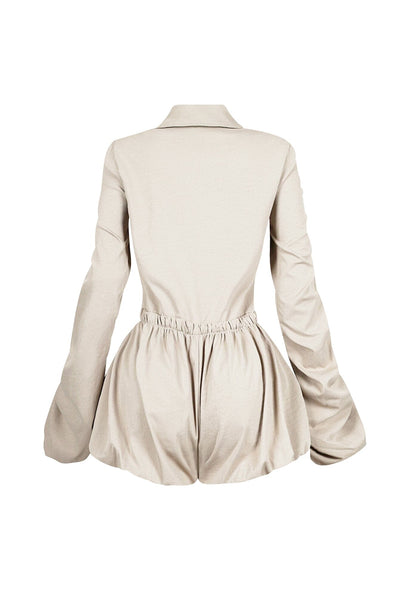 Con estilo Long Sleeve Cargo Romper